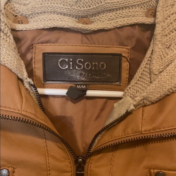 Brown leather jacket - Picture 4 of 4